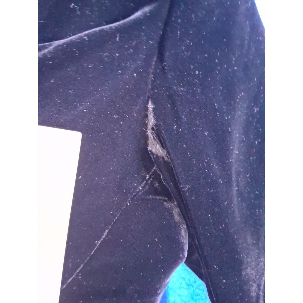 Vtg Ralph Lauren Purple Label Collection Black Velvet Blazer Jacket Womens Sz 8 - Picture 14 of 16